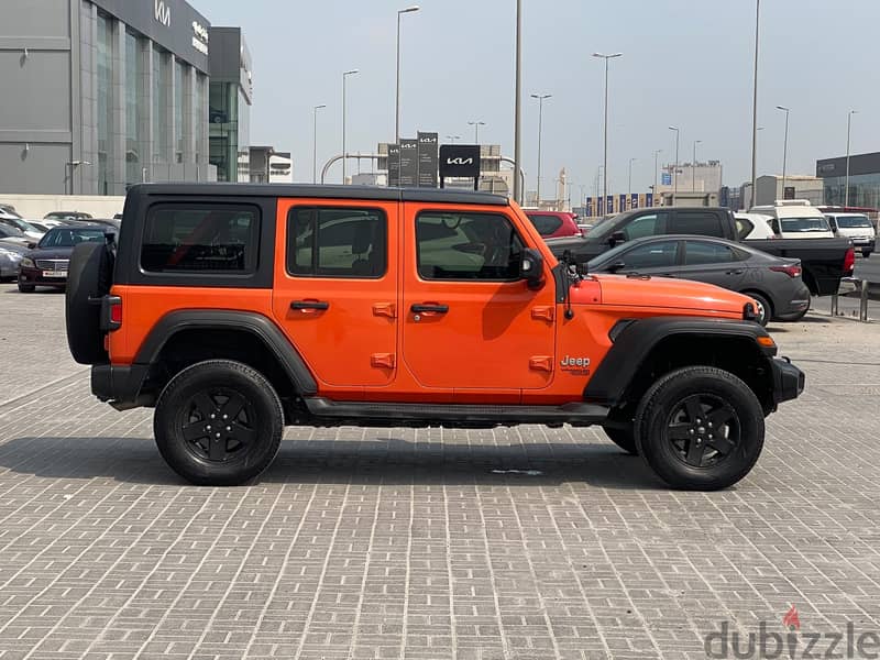 Jeep Wrangler Sport 2018 Orange 2