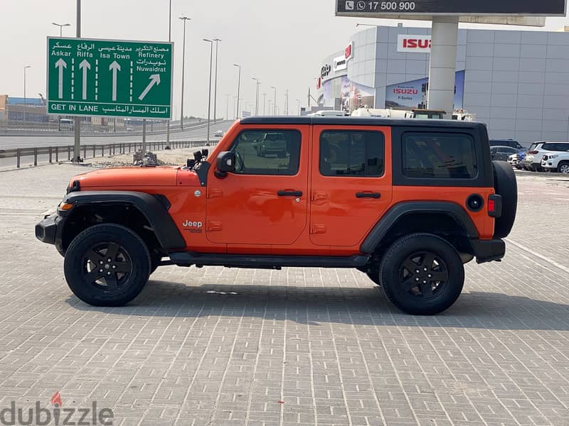 Jeep Wrangler Sport 2018 Orange 3