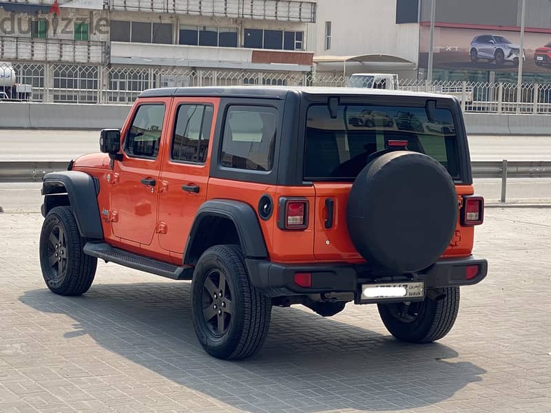 Jeep Wrangler Sport 2018 Orange 7