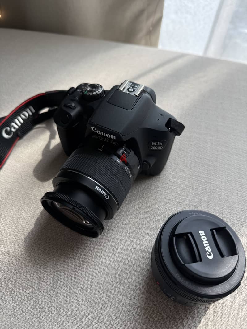 Canon EOS 2000D + 2 Lenses | Excellent Condition 4