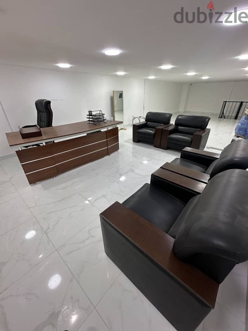 Office table sofa and chair 2