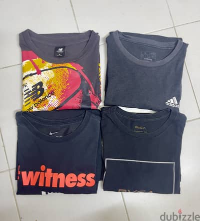 For sale pre-loved T-shirt 4pcs for only 3.5BD