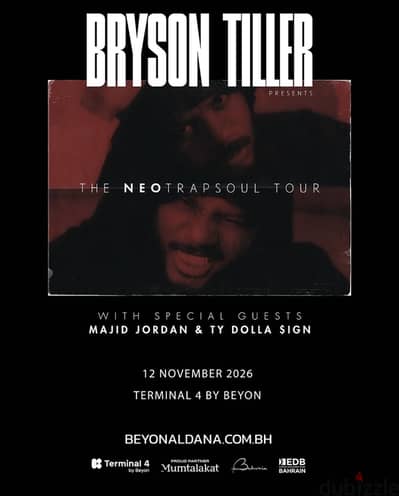 Bryson Tiller 3 golden circle tickets