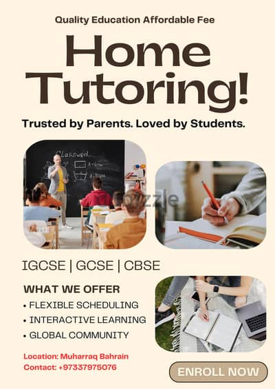 Home Teacher Available