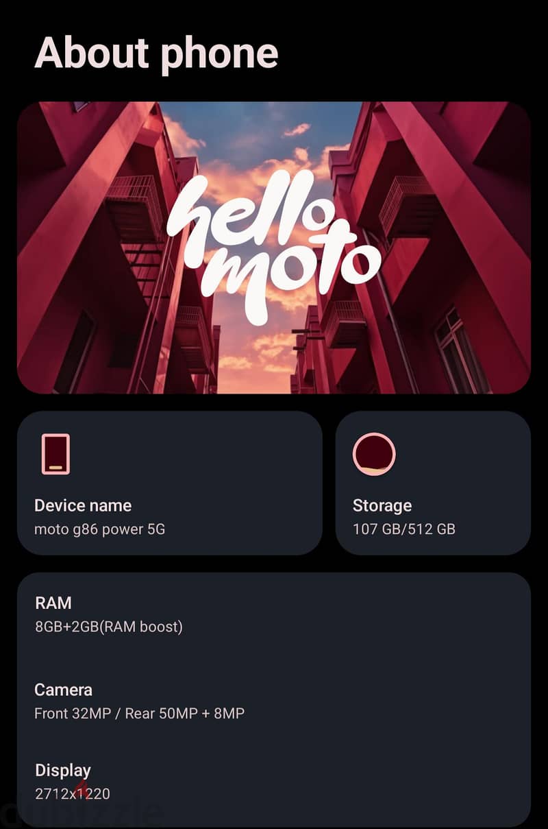 Motorola Moto G86 Power 5G | 512GB, 8GB | Condition like new 4