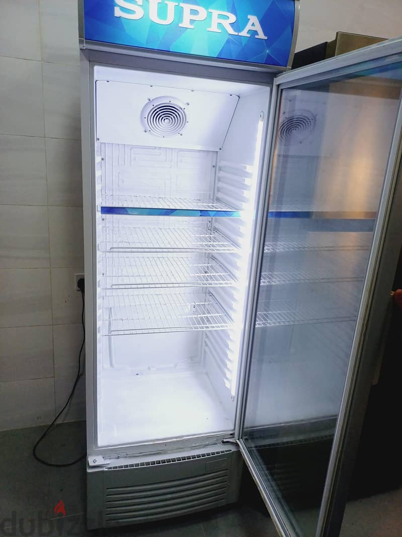 Supra single-door glass display chiller 2