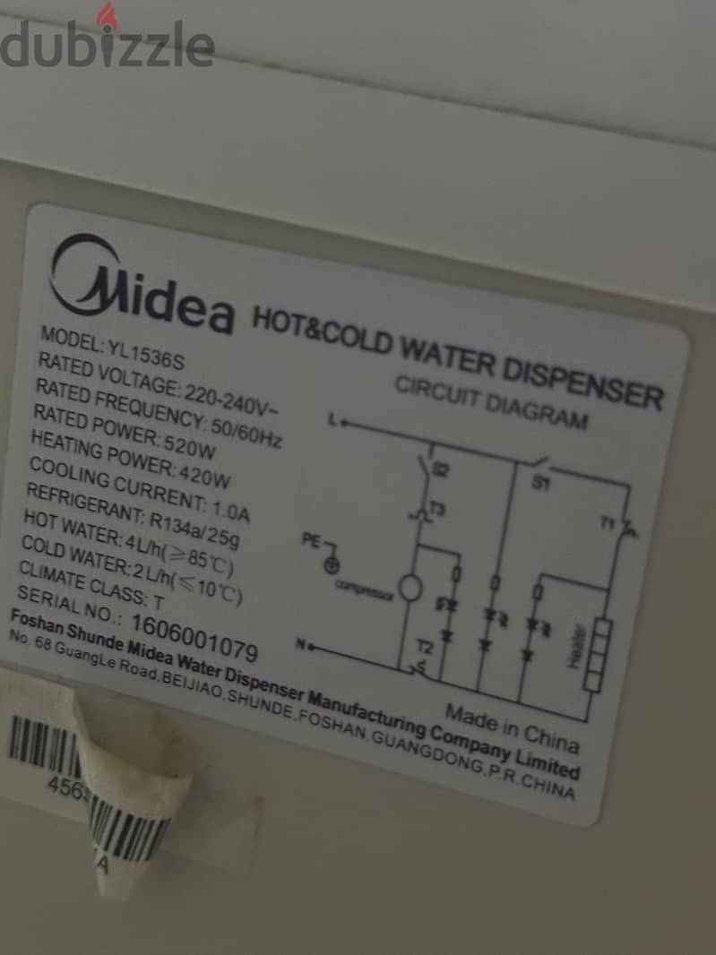 Water Dispenser used 2