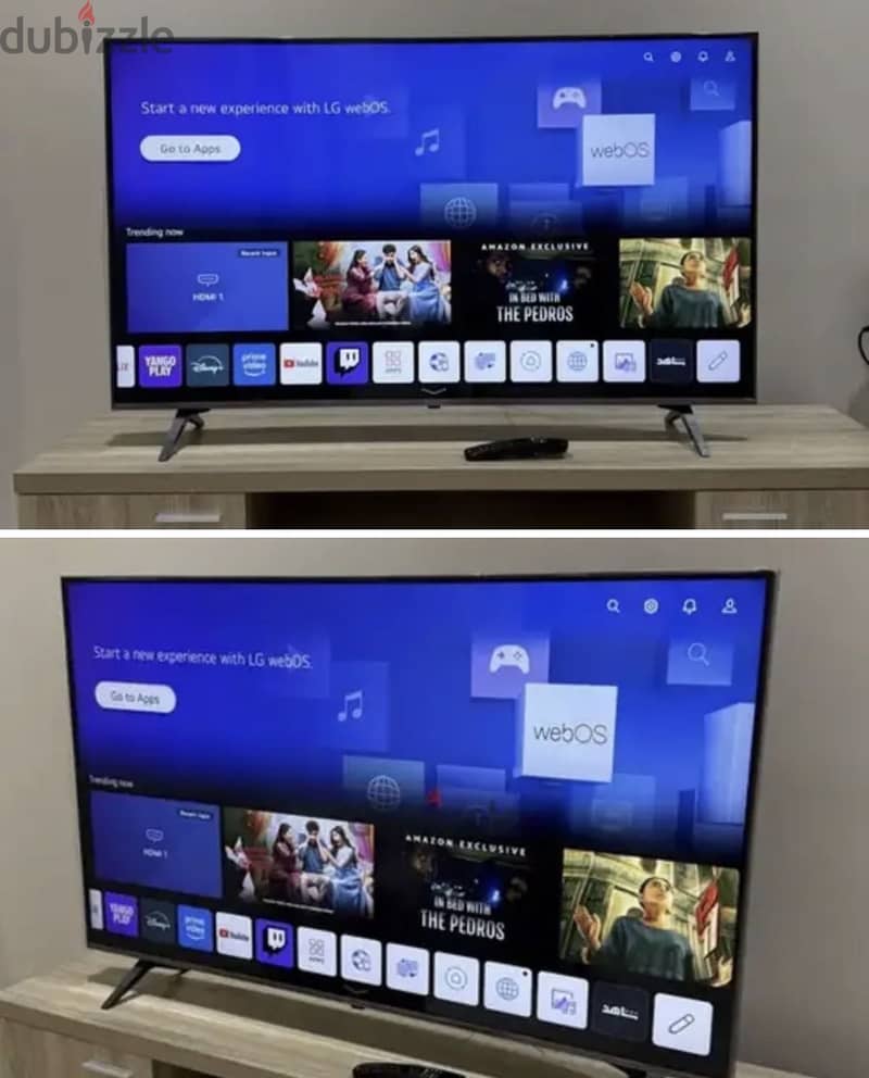 55" LG UHD AI ThinQ TV - Real 4K, Smart webOS 1