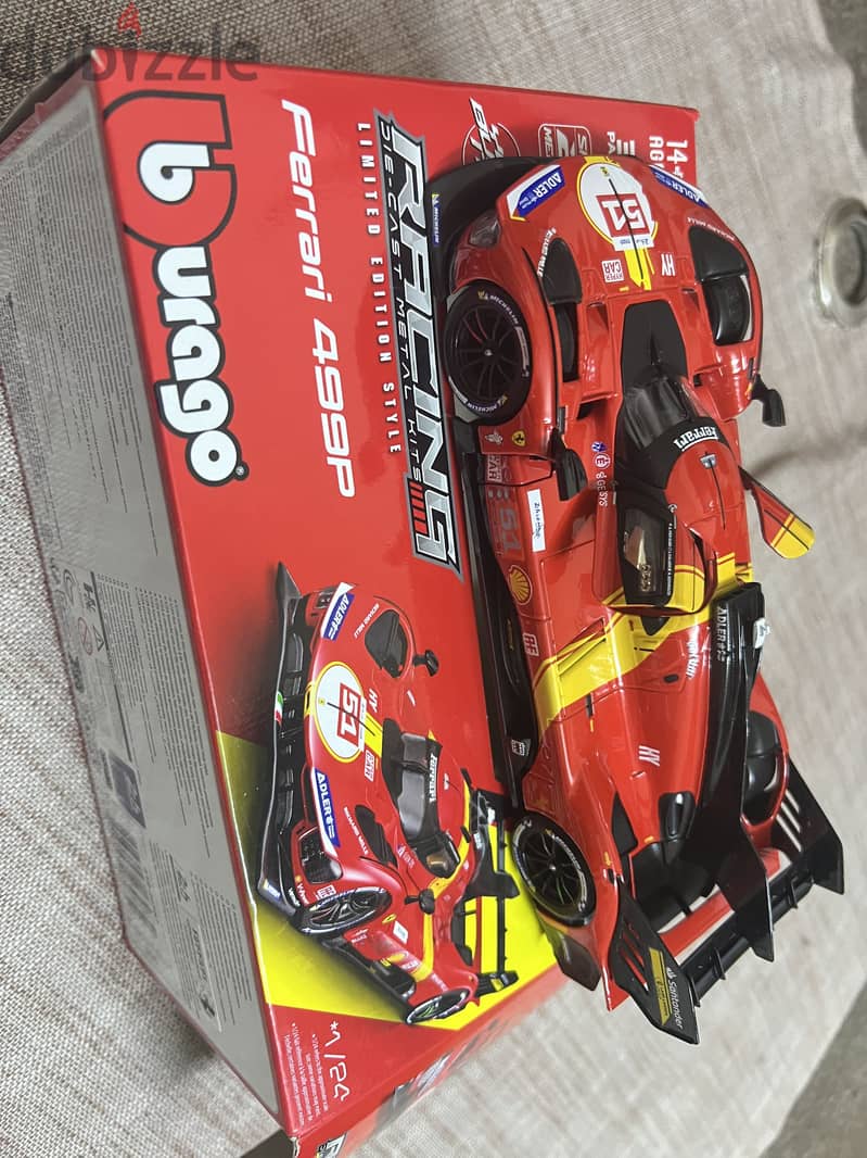ferrari 499p model car 1