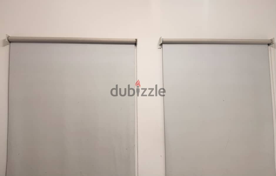 Window blind and blackout curtains 2