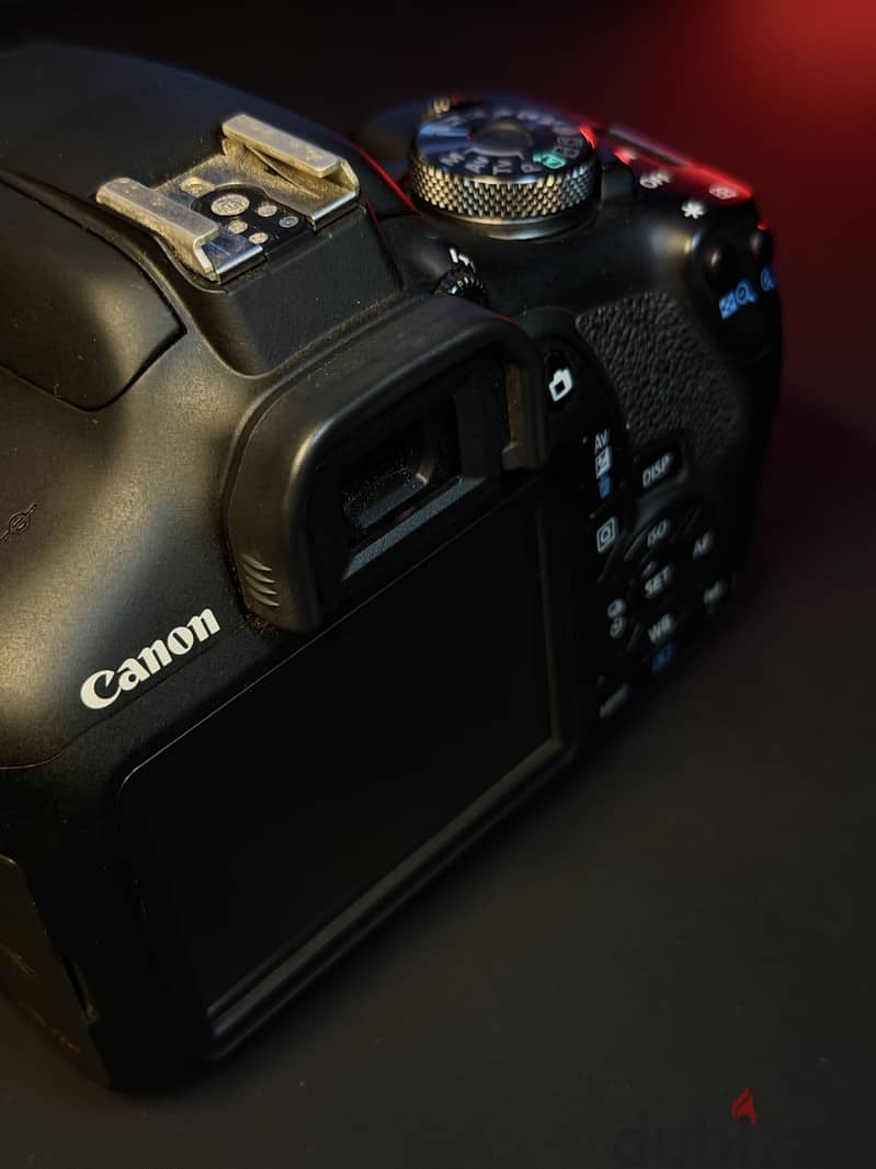 Canon2000d+2lenses 55-250mm+nd filter and camera accessories 6