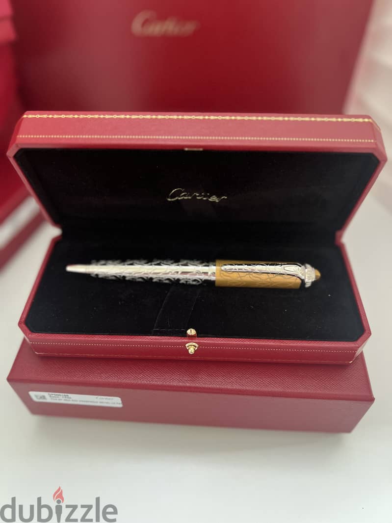 Cartier R de Cartier Luxury Ballpoint Pen 1
