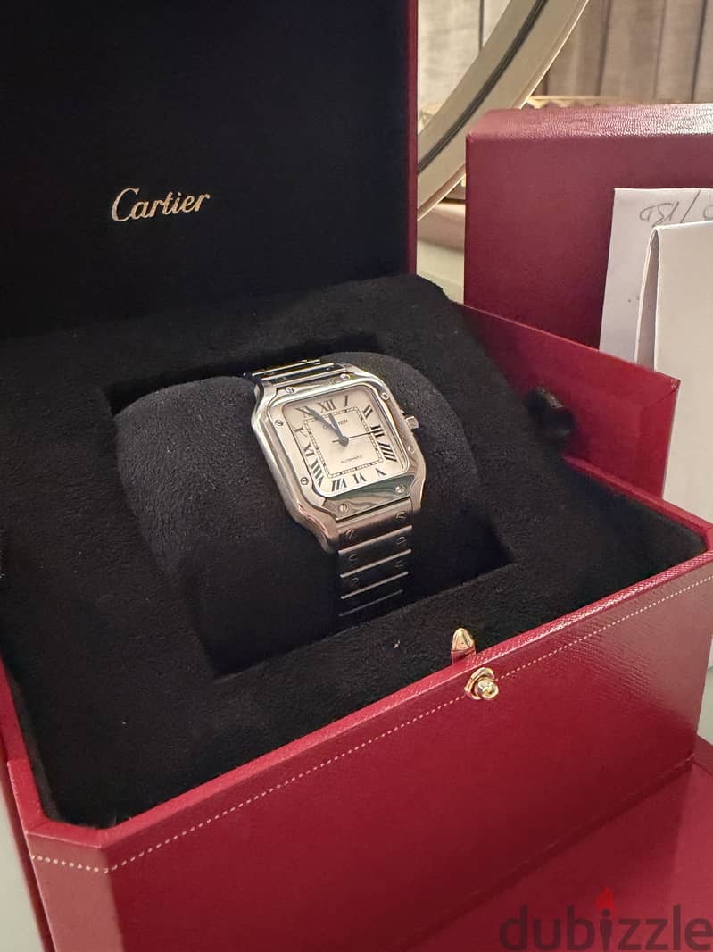 Cartier Santos Medium - Mint Condition Like New 1