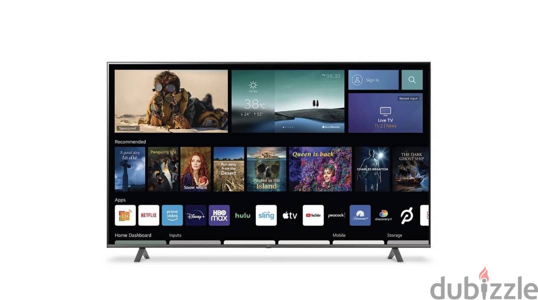 LG 43 inch Class UQ7590 series LED 4K UHD Smart webOS 22 TV 1