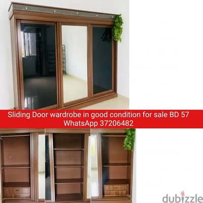 Sliding Door wardrobe and other items for sale with Delivery