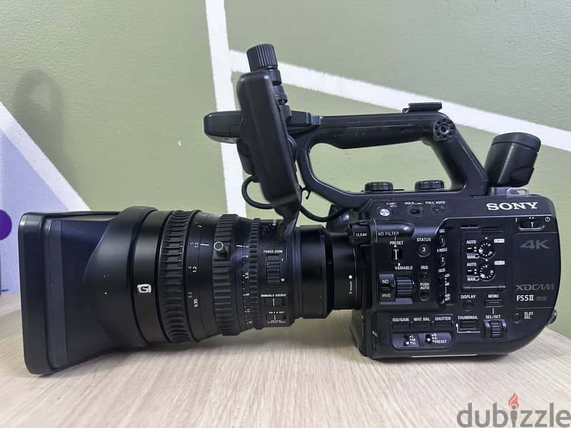 Sony FS5Mark 2 camera+FE pz 28-135 G OSSlens+18-105Glens 6
