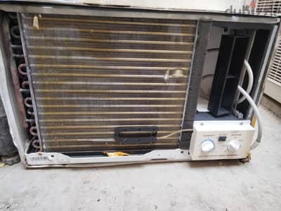 1.5ton window AC for sale good condition good working with fixing