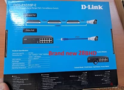 Brand new and used PoE switches for sale