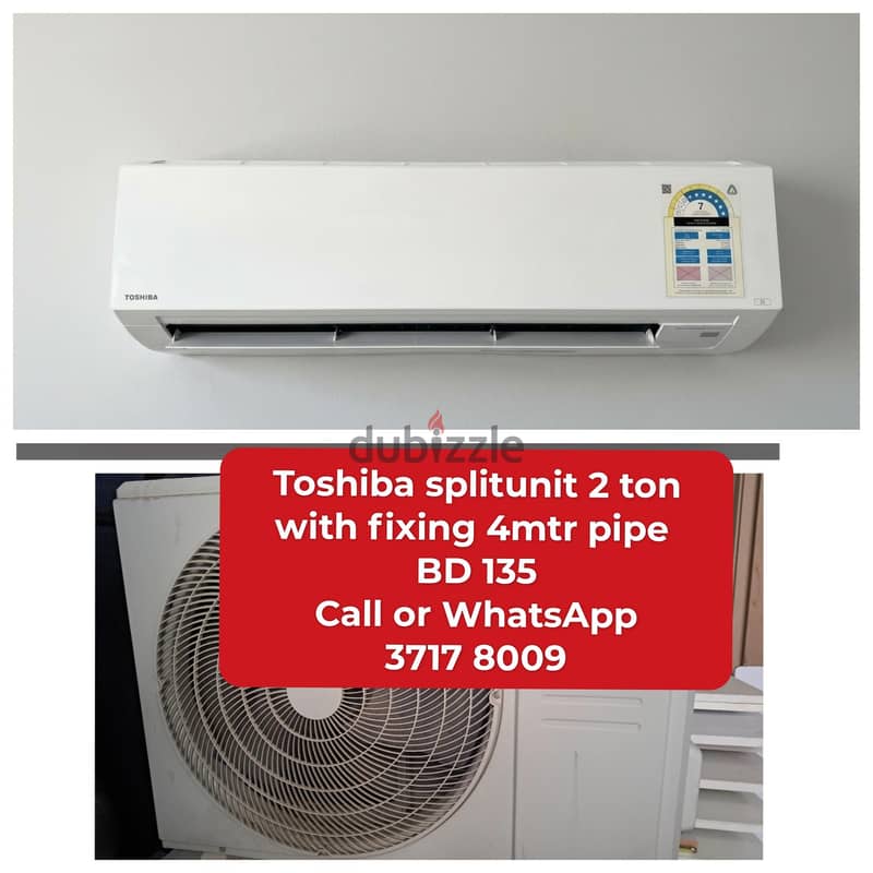 Samaung washing machine and splitunit window Ac fridge for sale 2