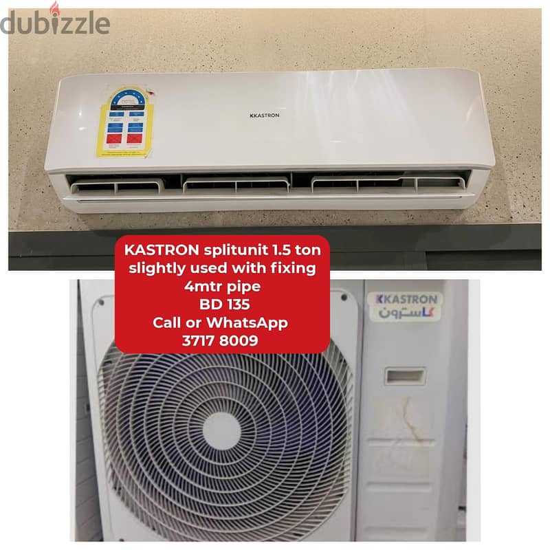 Samaung washing machine and splitunit window Ac fridge for sale 9