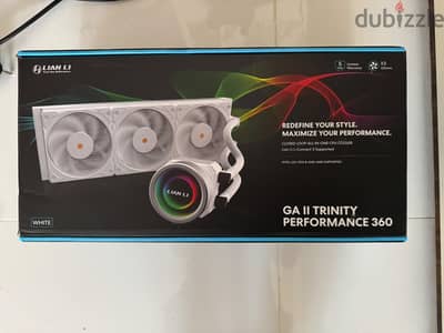 brand new lian li galahad 360 performance white liquid cpu cooler AIO