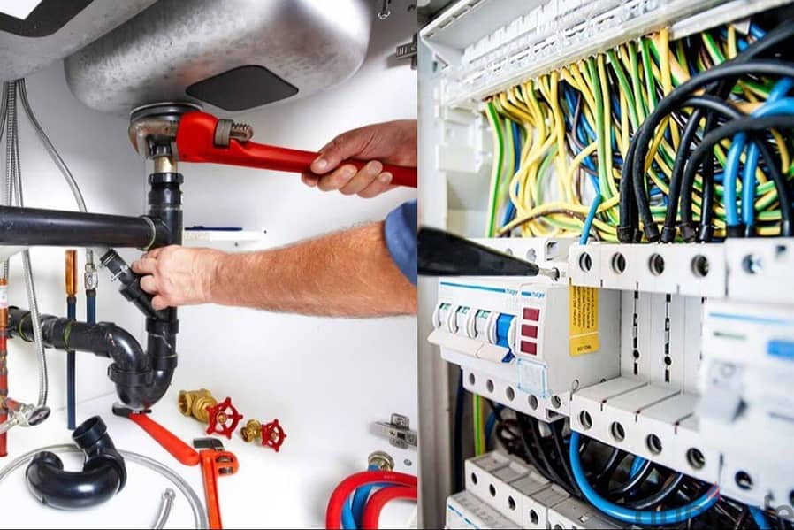 plumber electrician carpenter paint tiles fixing all work home sarives 17