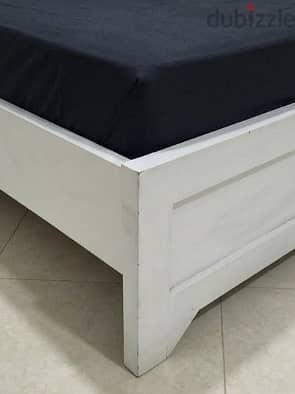 Bed Frame + Mattress + 2 Matching Side Tables – 30 BD Only 2