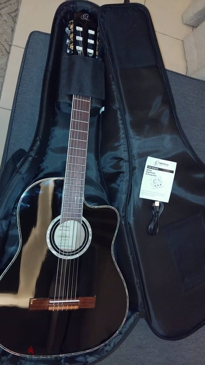 Ortega semi acoustic guitar “new” 4
