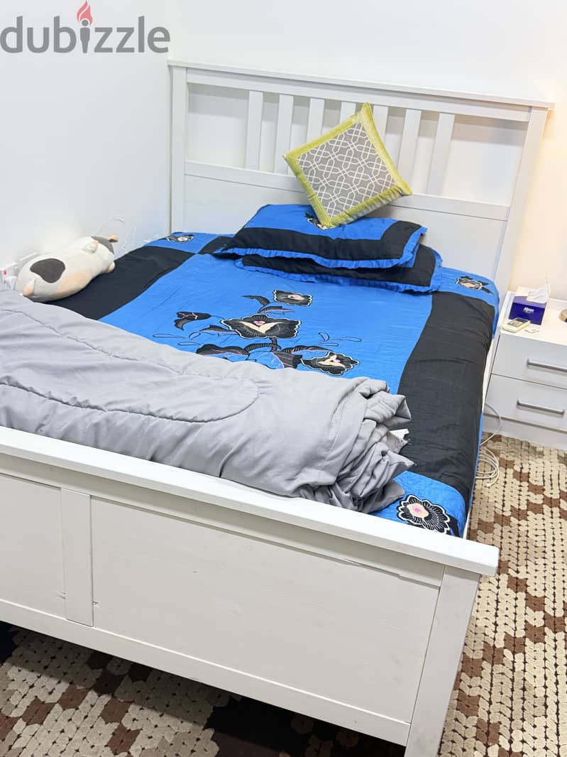 IKEA European bed with mattress 1