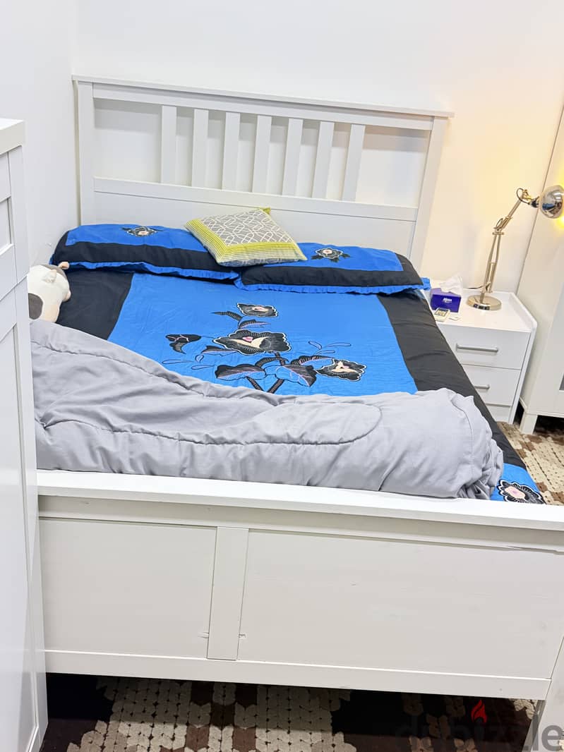 IKEA European bed with mattress 4