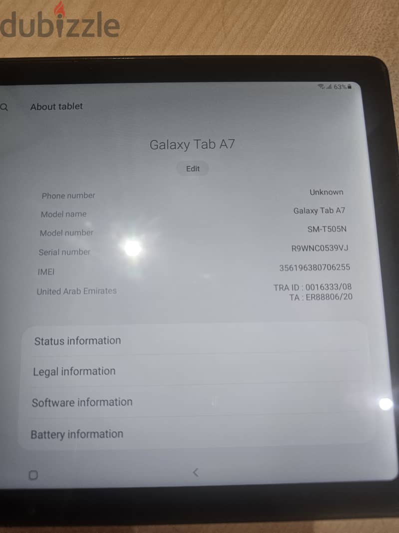 Samsung A7 3Gb 32GB 10.1 inch - 39591018 2