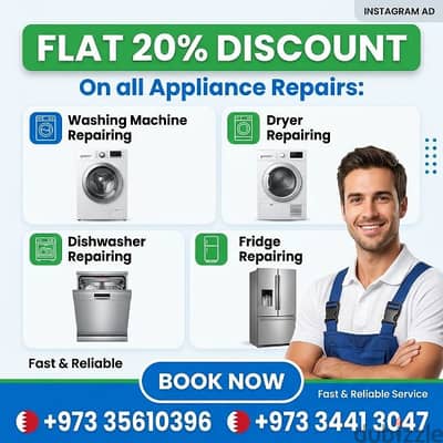 washing machine repair Bahrain dryer repair Bahrain oven repair