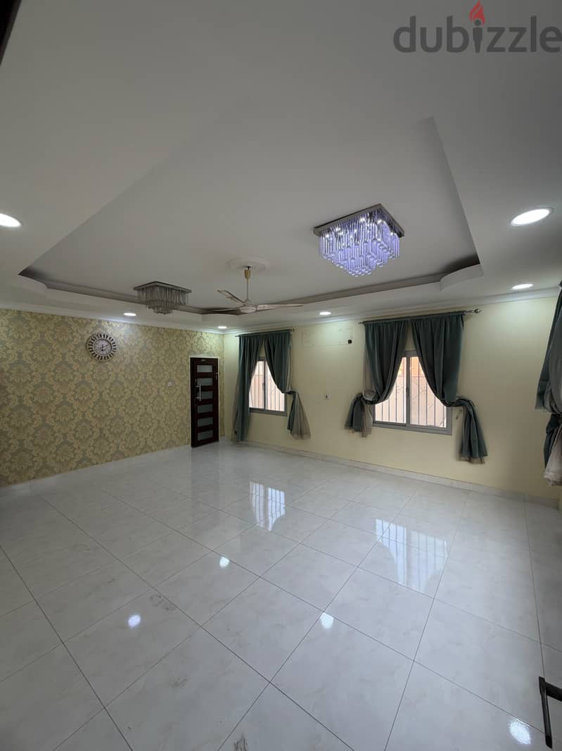 Half a house for rent ground floor in Riffa with EAW call 36364714 12
