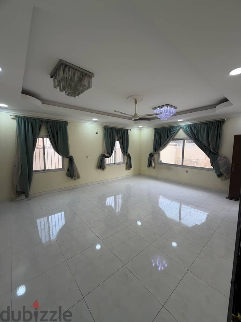Half a house for rent ground floor in Riffa with EAW call 36364714 16