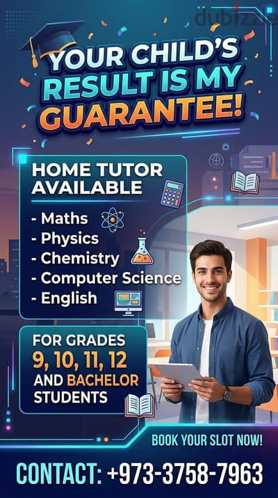 Home Tutor for Grade 9, 10, 11, 12 and bachelors