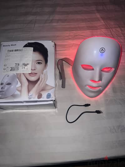 Brand new 7 color led face and neck mask