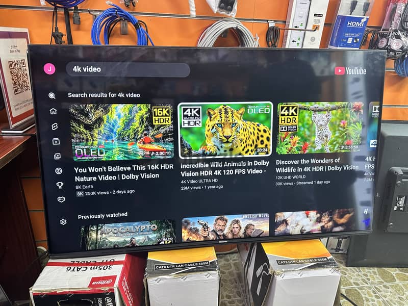 Hisense tv 50 inch smart with rimot 2