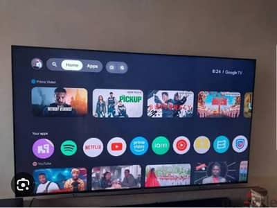 55"4K QLED GOOGLE TV 2025 NEW CONDITION