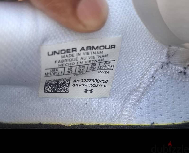 Under Armour curry 12 shoe number 45 4