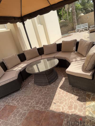 Outdoor sofas in excellent condition 165 BHD