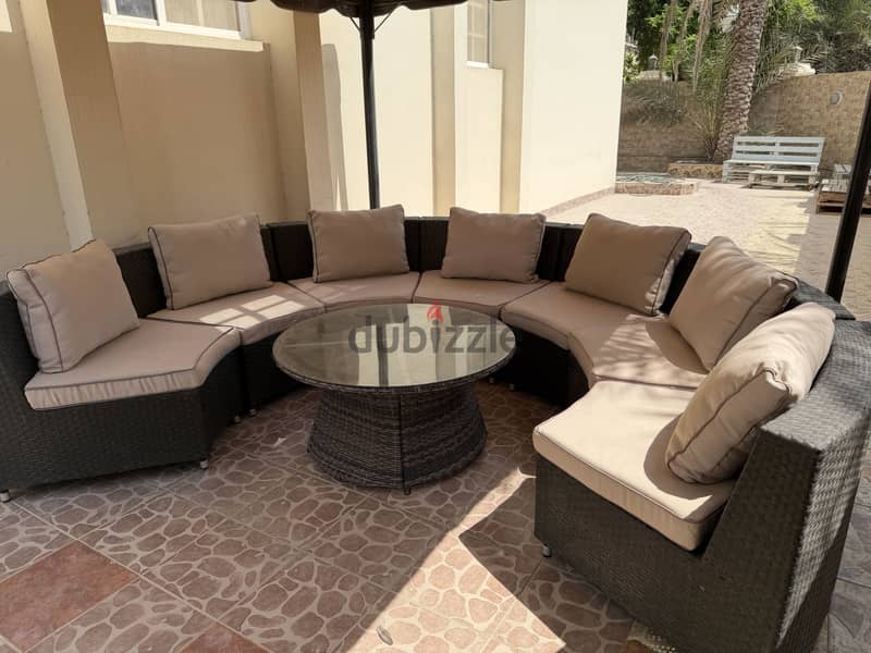 Outdoor sofas in excellent condition 165 BHD 1