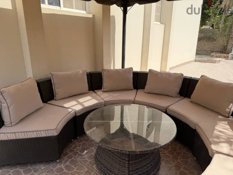 Outdoor sofas in excellent condition 165 BHD 2