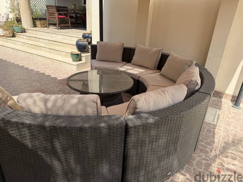 Outdoor sofas in excellent condition 165 BHD 3