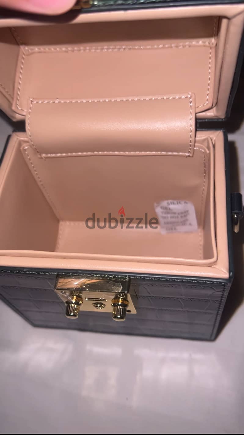Brand new Original luxury [Schic] brand Crocodile golden bag 3
