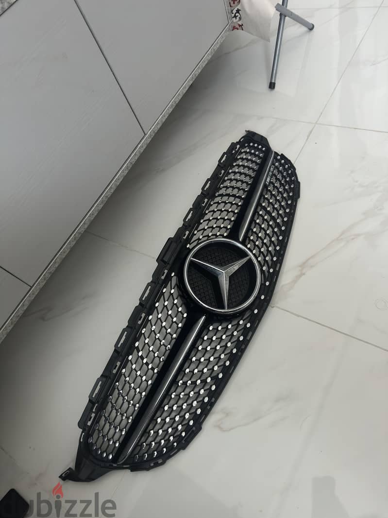Mercedes W205 C-Class Diamond front grille original grille OEM 1
