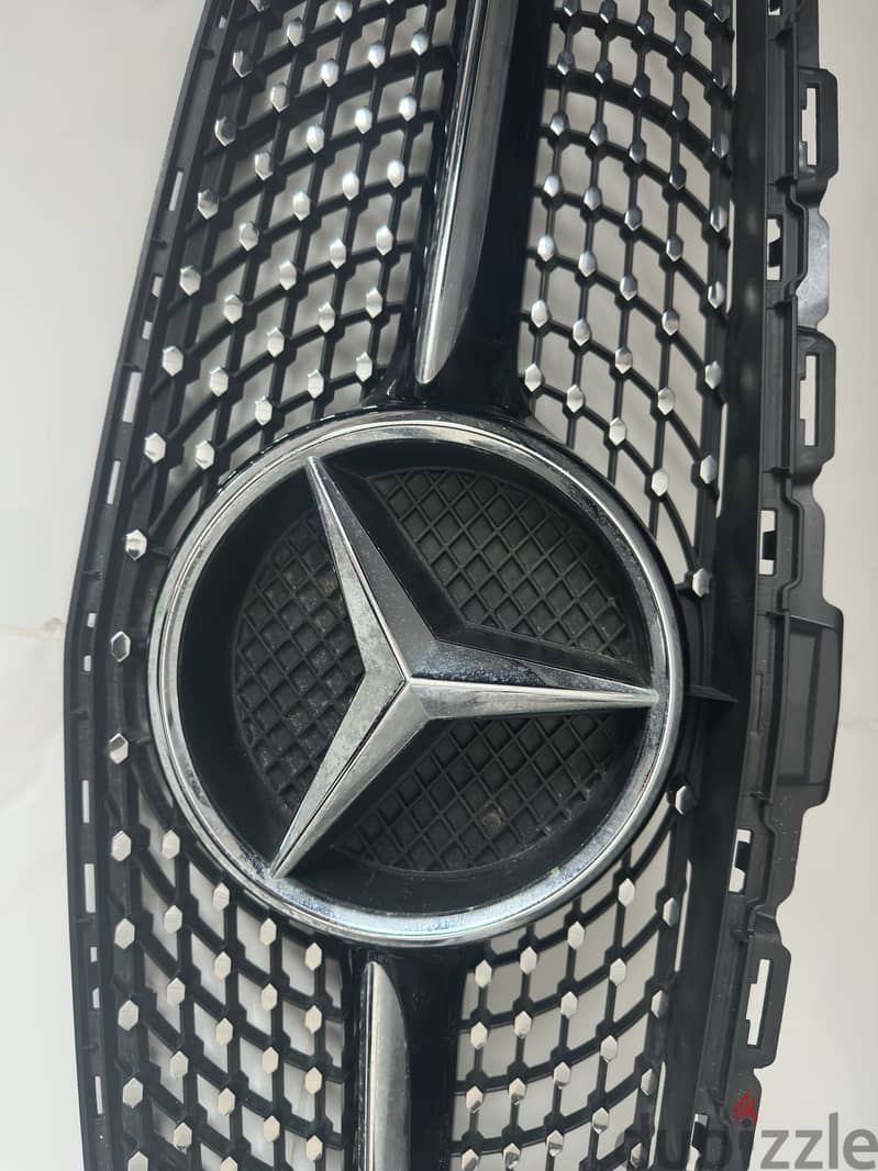 Mercedes W205 C-Class Diamond front grille original grille OEM 3