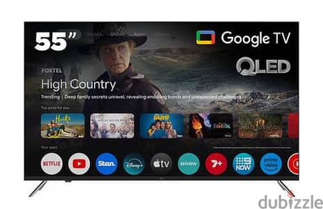 55"4K ANDROID GOOGLE TV NEW CONDITION LATEST MODEL