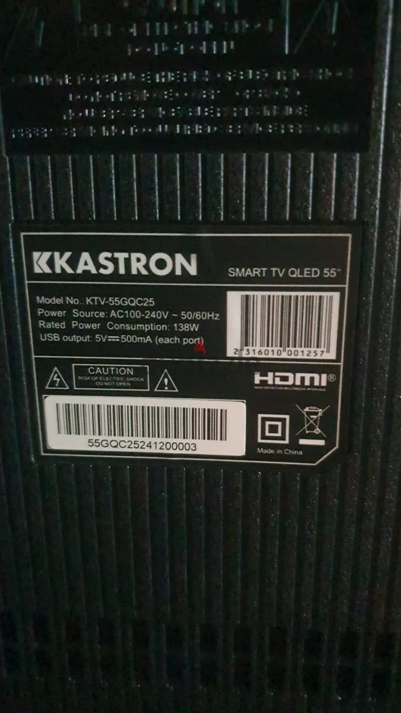 55"4K ANDROID GOOGLE TV NEW CONDITION LATEST MODEL 1
