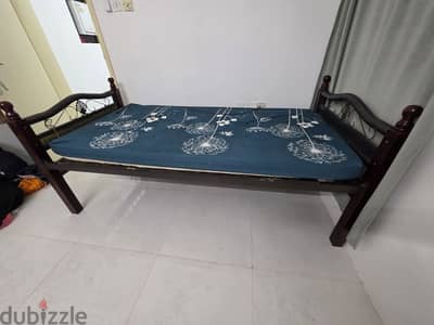single bed cart with matress