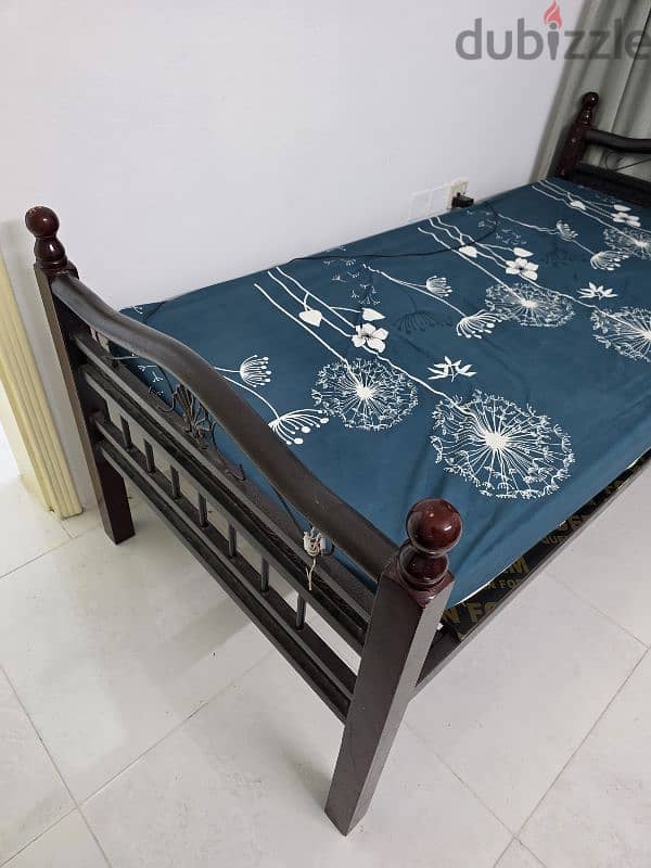 single bed cart with matress 2